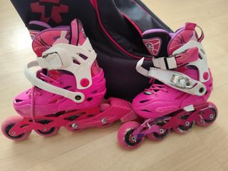 Patines en línea niña rosa