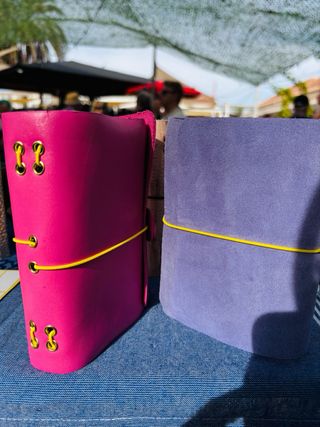 Carteras estilo Louisse Carmen de piel  A6 10x15cm