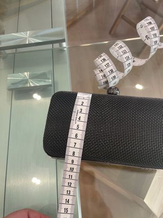 Bolso de fiesta negro tipo clutch