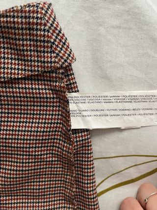 Falda pantalón Mango cuadros