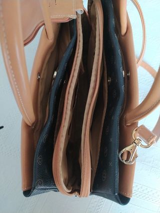 Bolso David Jones Negro y Marrón