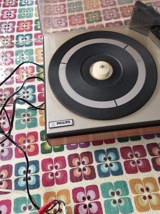 Tocadiscos Philips Beige y Negro