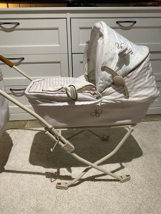 Precioso carrito de muñecas vintage