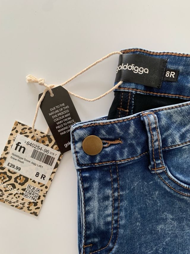 Leggings vaqueros Golddigga efecto lavado