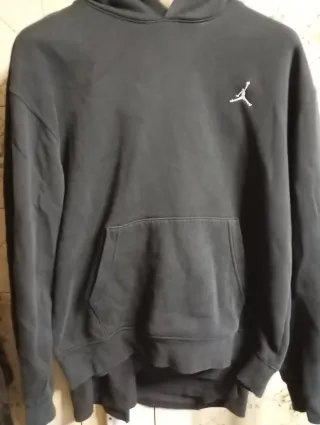 Felpa con cappuccio Jordan nera
