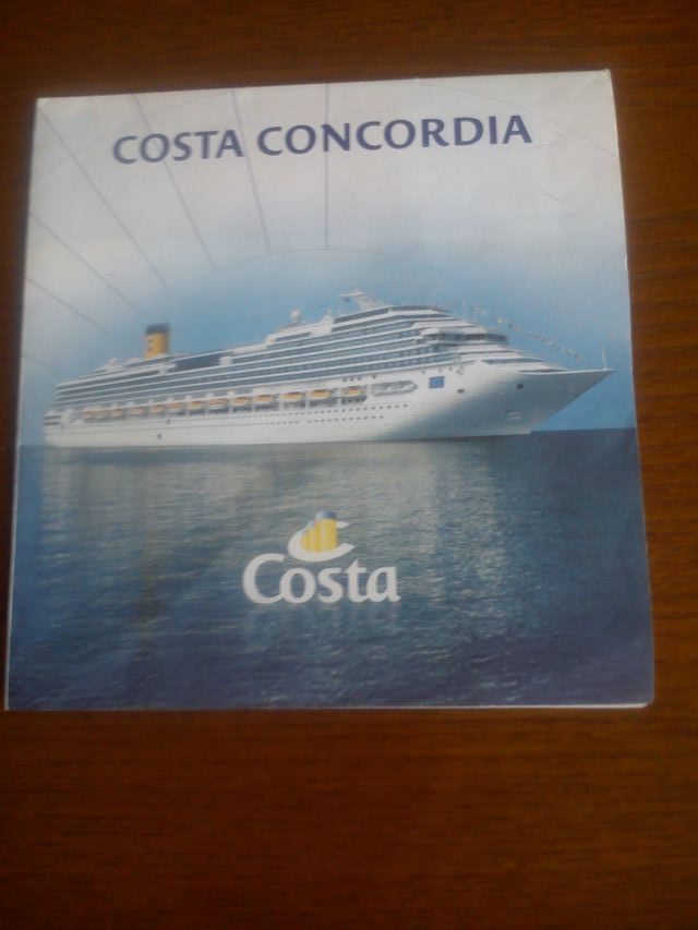 Pianta ponti nave Costa Concordia