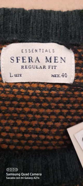 Suéter Hombre Talla L sin usar