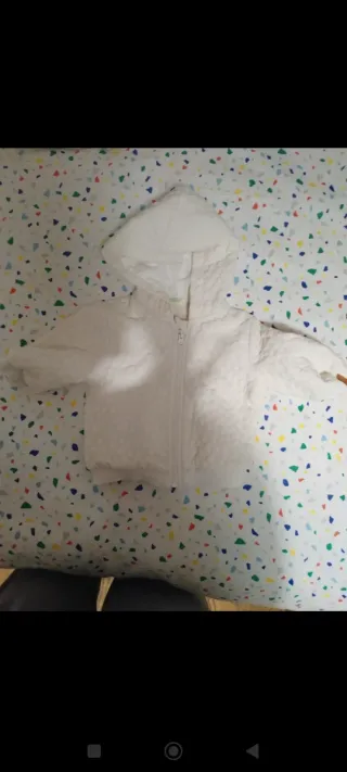 Giacca bimba Benetton con cappuccio zip