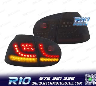 PILOTOS LED VOLKSWAGEN VW GOLF 5 03-08 DINAMICO AHUMADOS
