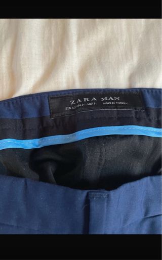 Traje Azul Marino Zara Talla M