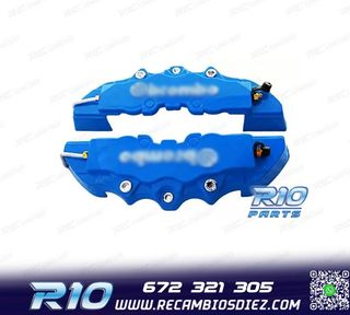 CUBRE PINZAS DE 4 PISTONES LOOK BREMBO AZULES
