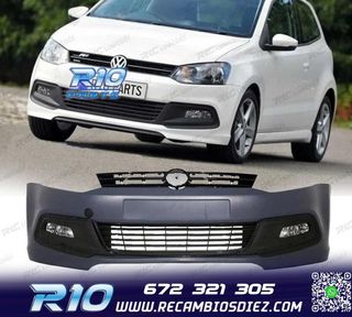 PARAGOLPES DELANTERO VOLKSWAGEN VW POLO 5 09-17 LOOK R