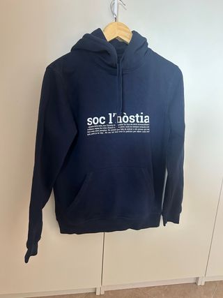 Sudadera Soc l'hòstia Azul