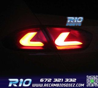 PILOTOS SEAT LEON II 09-13 CARDNA FULL LED NEGRO AHUMADO