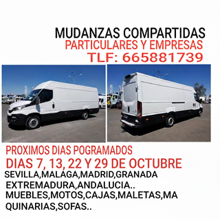 rutas en grupajes compartidas-mudanzas portes