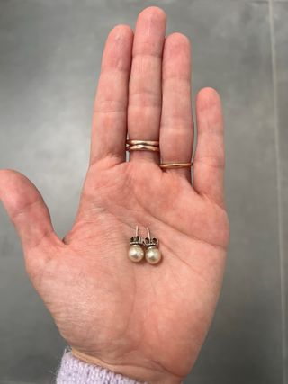 Pendientes Perlas Majorica Plata