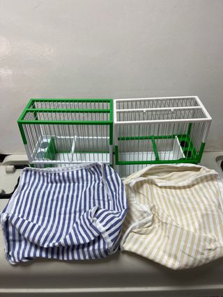 Jaula C-1 + Funda Verde/Blanca