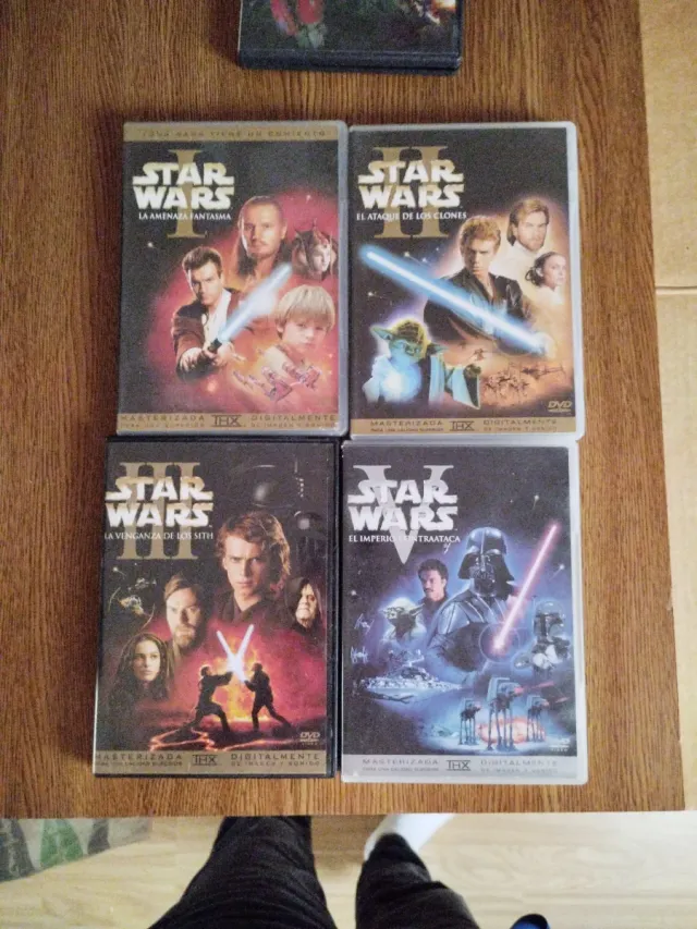 4 STAR WARS I II III y V