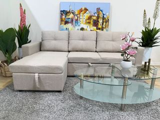 Sofá Cama Chaise Longue con Arcón