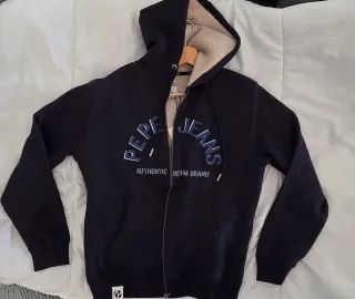 Chaqueta Pepe Jeans Azul y Beige