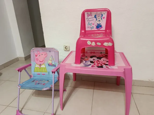 Pack infantil: Mesita, silla y silla playa
