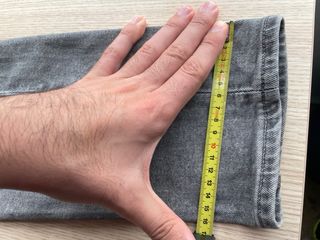 Pantalón vaquero slim H&M gris M