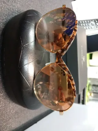 Occhiali da sole Frankie Morello marrone/oro