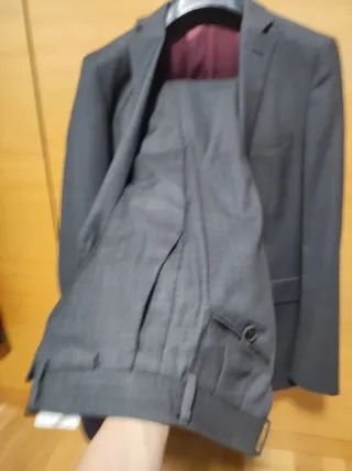 Traje de chaqueta gris