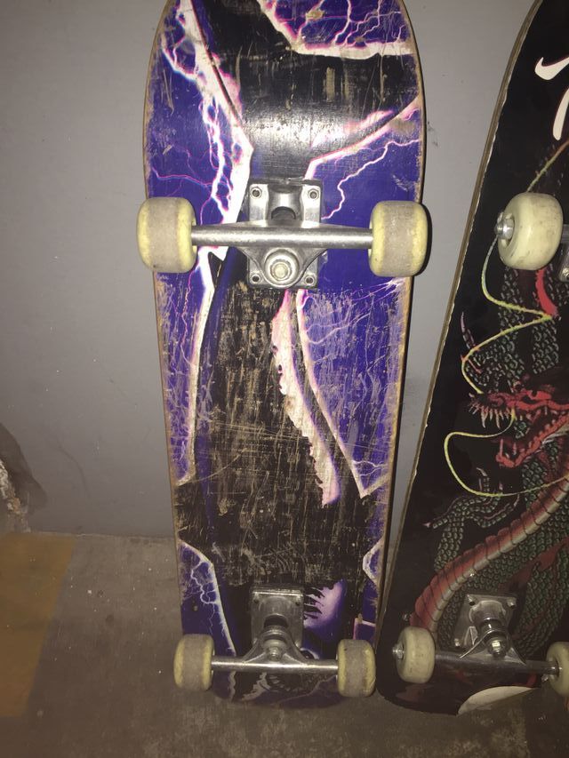 Lote 4 tablas de skate