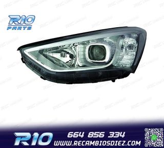 FARO IZQ HYUNDAI SANTA FE 13-17 LUZ DIURNA LED