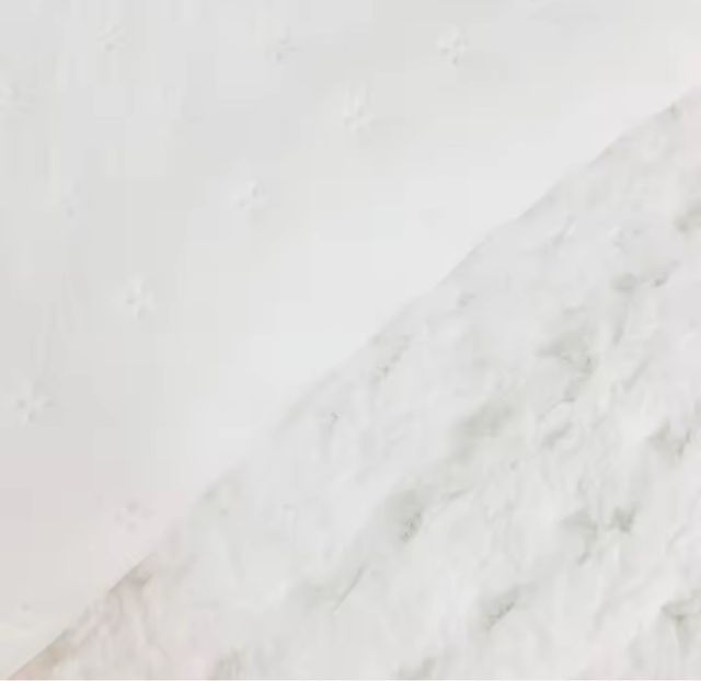 Edredón sherpa Diane blanco