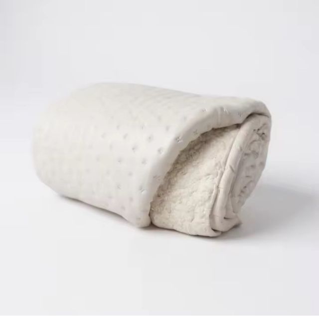 Edredón sherpa Diane blanco