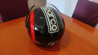 Cascos Sparco Negro y Rojo