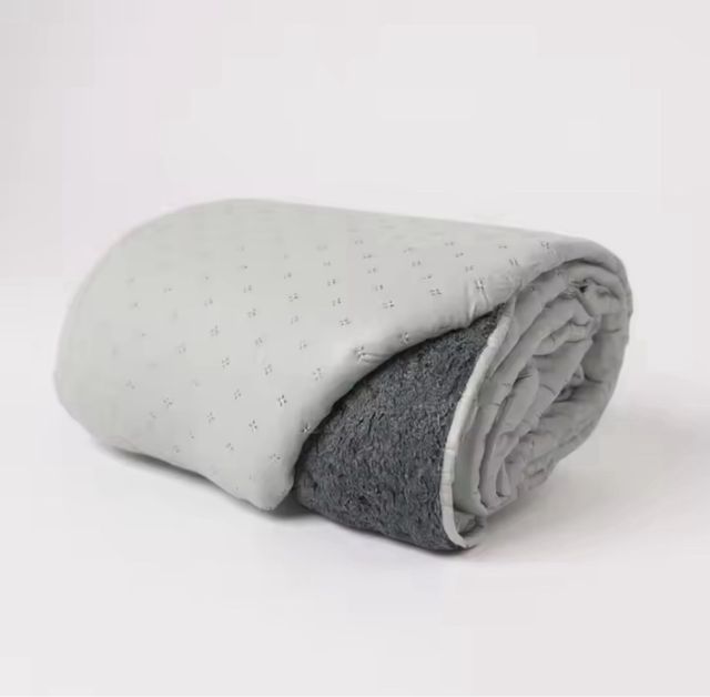 Edredón sherpa Diane gris cama 135cm