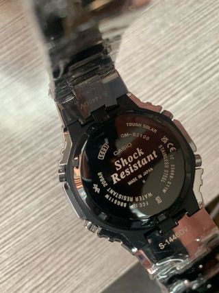 Reloj GShock Metálico Plateado