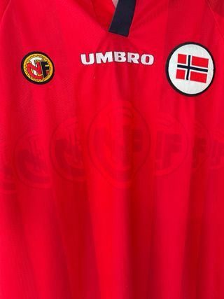 Camiseta Fútbol Noruega Umbro 1998