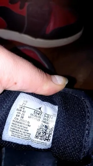 Jordan 1 High Top Rosse e Nere