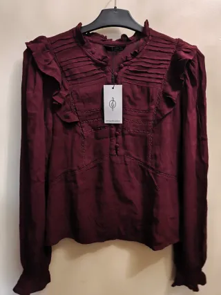 Blusa Stradivarius Morada Talla S