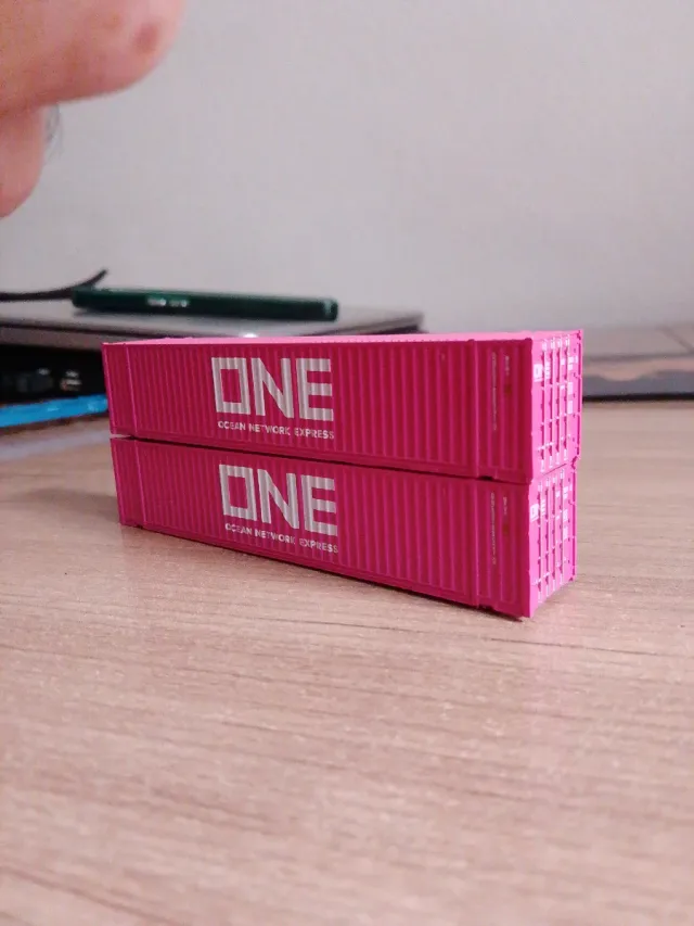 Lote 2 contenedores Escala N 1:160