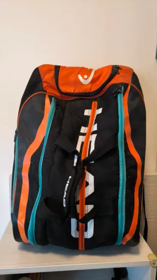 Mochila Tenis/Pádel Head Negra y Naranja