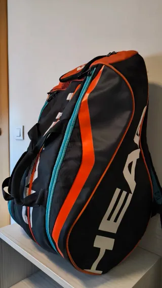 Mochila Tenis/Pádel Head Negra y Naranja