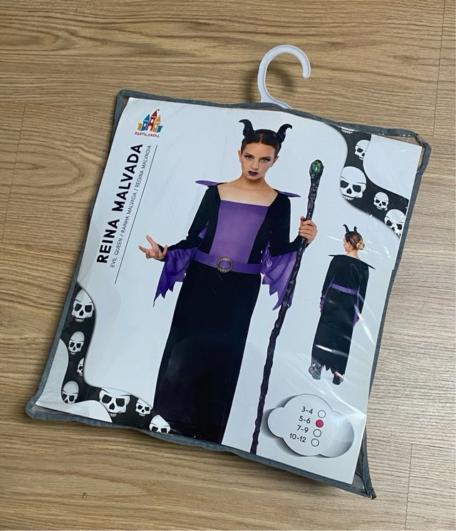 Disfraz Reina Malvada Halloween Talla 5-6