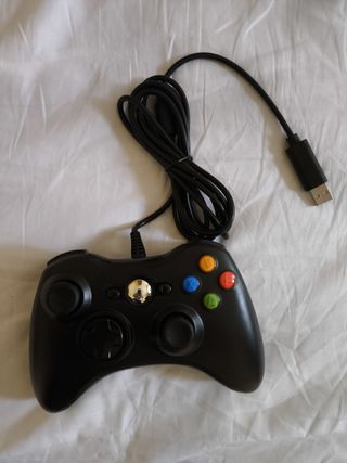 Mando USB para PC Negro