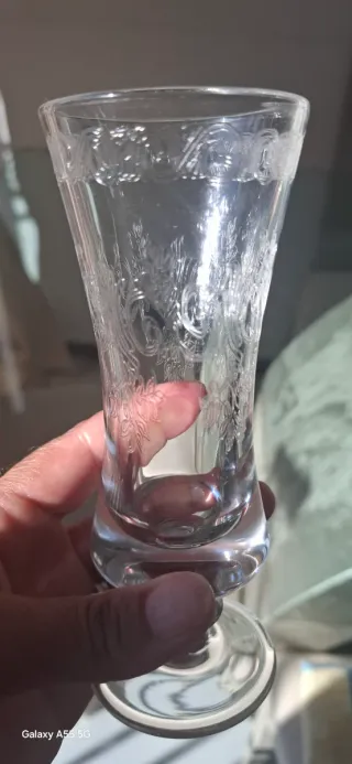 6 Vasos de Cristal Grandes y 5 Pequeños
