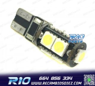 BOMBILLA LED T10 CANBUS 9LED