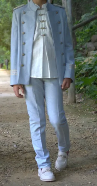 Traje de niño para comunión azul