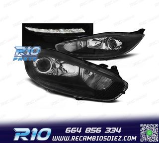 FAROS FORD FIESTA 12- LUZ DIURNA DLR FONDO NEGRO