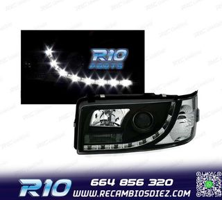 FAROS VOLKSWAGEN VW T4 TRANSPORTER 90-03 LUZ DIURNA LED FOND