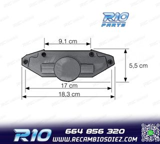 CUBRE PINZAS DE 2 PISTONES LOOK BREMBO