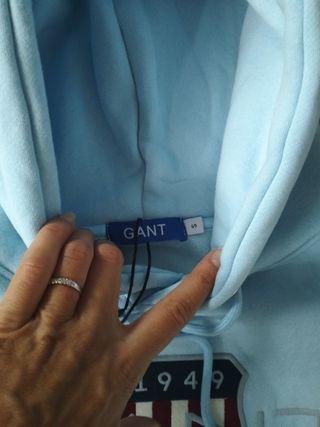 Sudadera Gant Hombre Azul